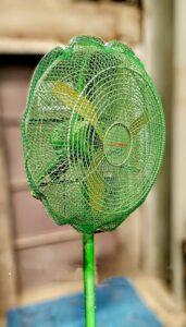 green color Fan Covers औद्योगिक पंखे