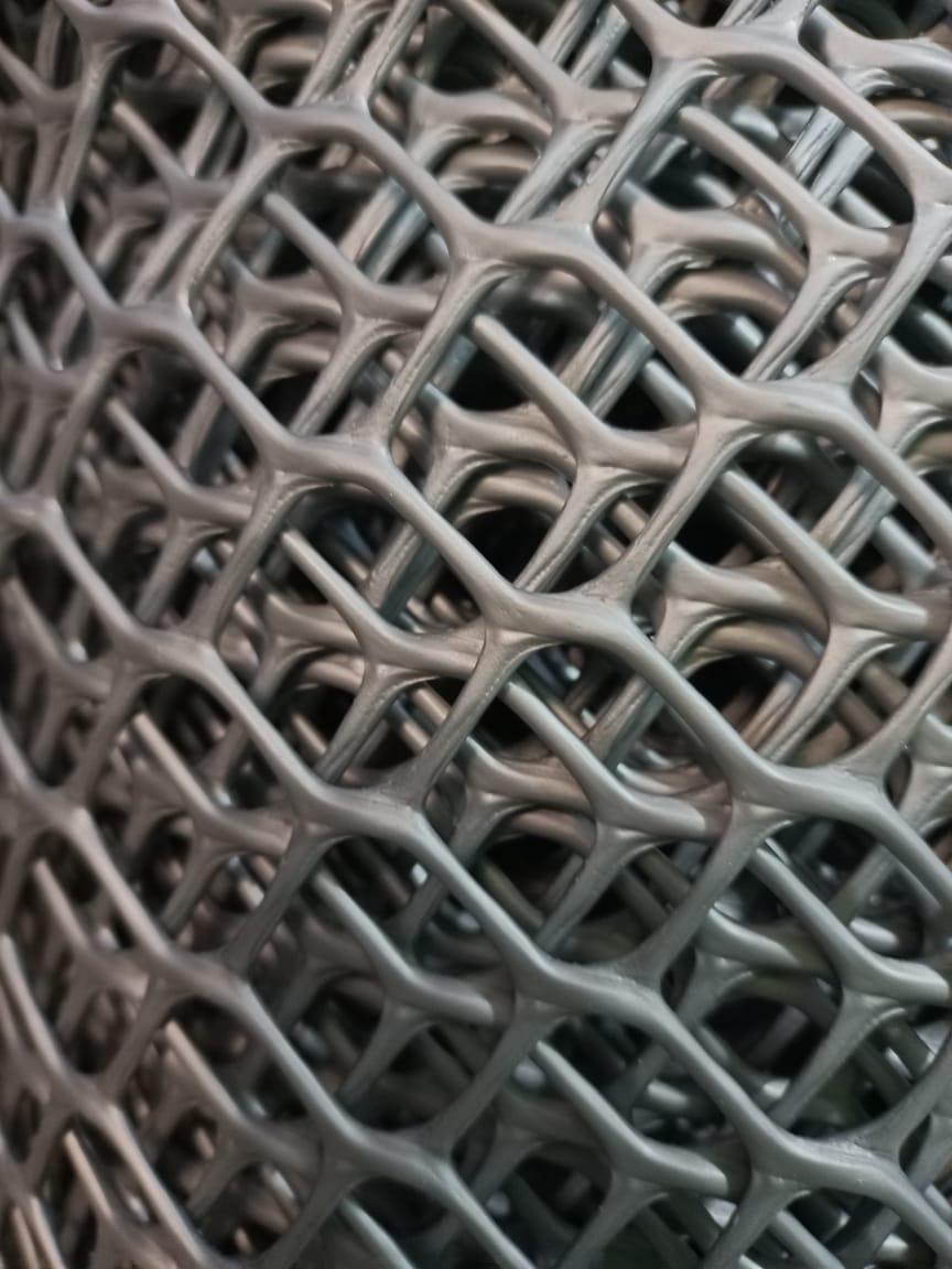 grey fencing net