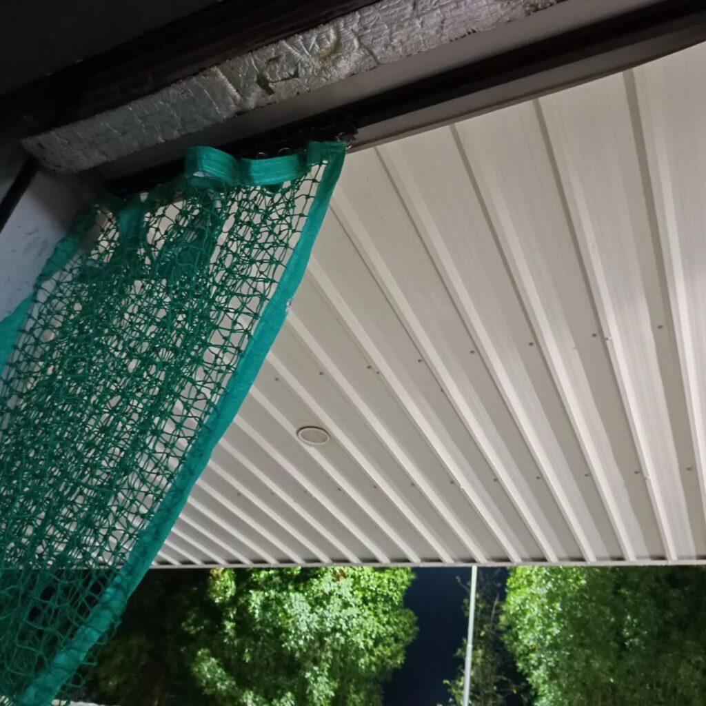 green net curtain for industry