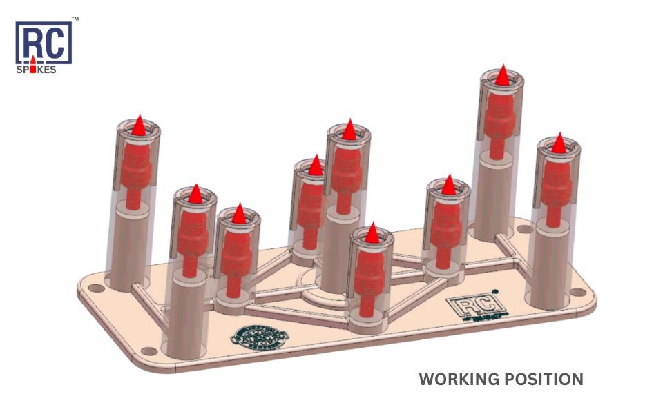 RC SPIKES WORKING POSITION