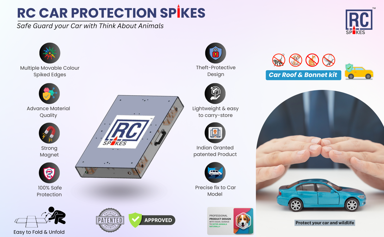 RC car protection spikes scaled