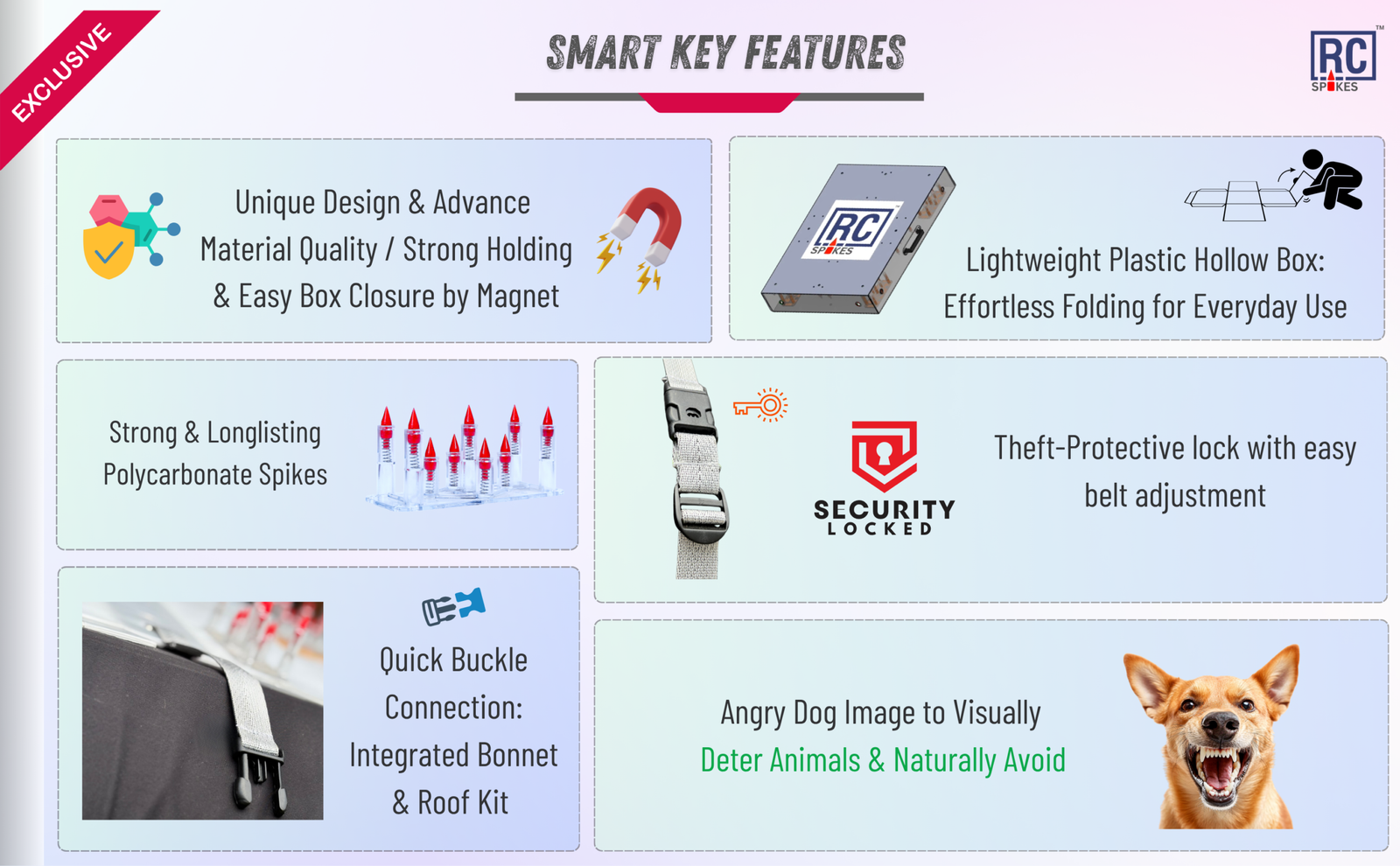 Smart, safe and Hamane way to protect car from animal