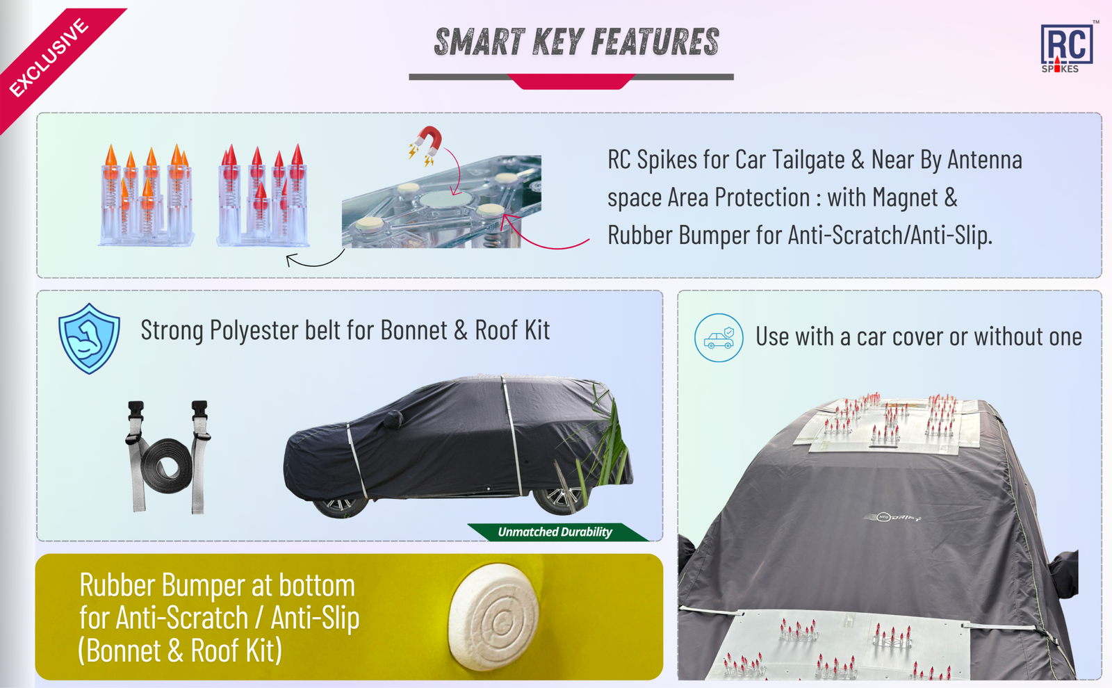 Car Spikes Key Features