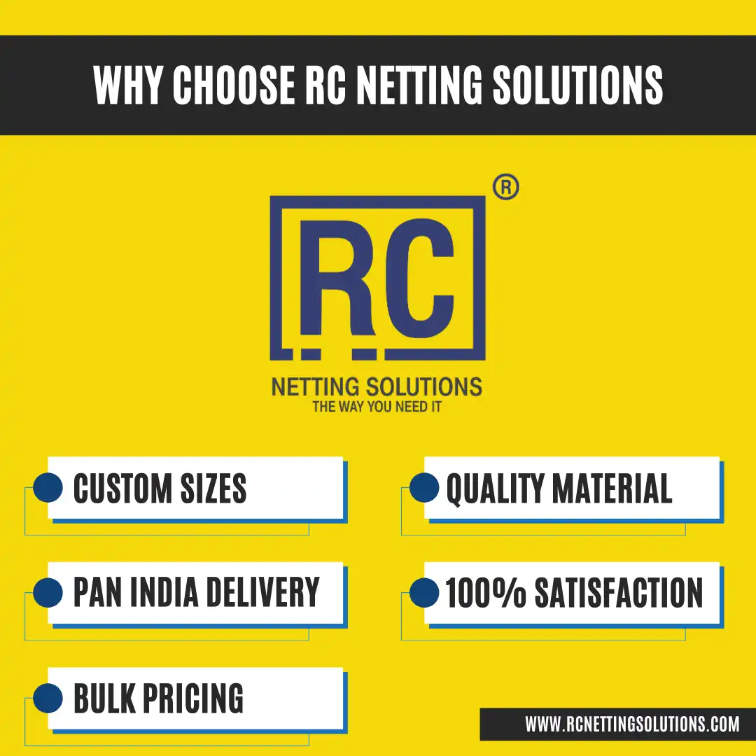 why choose rc netting solutions for industrial fan safety net cover